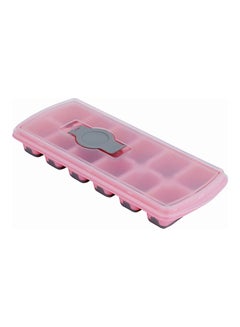 12-Piece Smart Ice Non-Spill Stackable Lids Cube Tray Assorted Color
