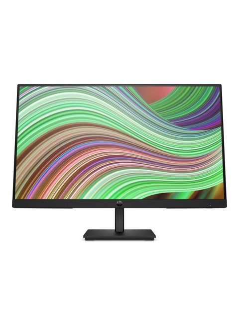 P24v G5 23.8" FHD Monitor, 75Hz, 5ms GTG, 3000:1 Contrast, 250 nits, 72% NTSC, IPS-Level Panel, 178° Viewing, Low Blue Light, Tilt Stand, Micro-Edge Bezel, HDMI + VGA | 64W18AA Black