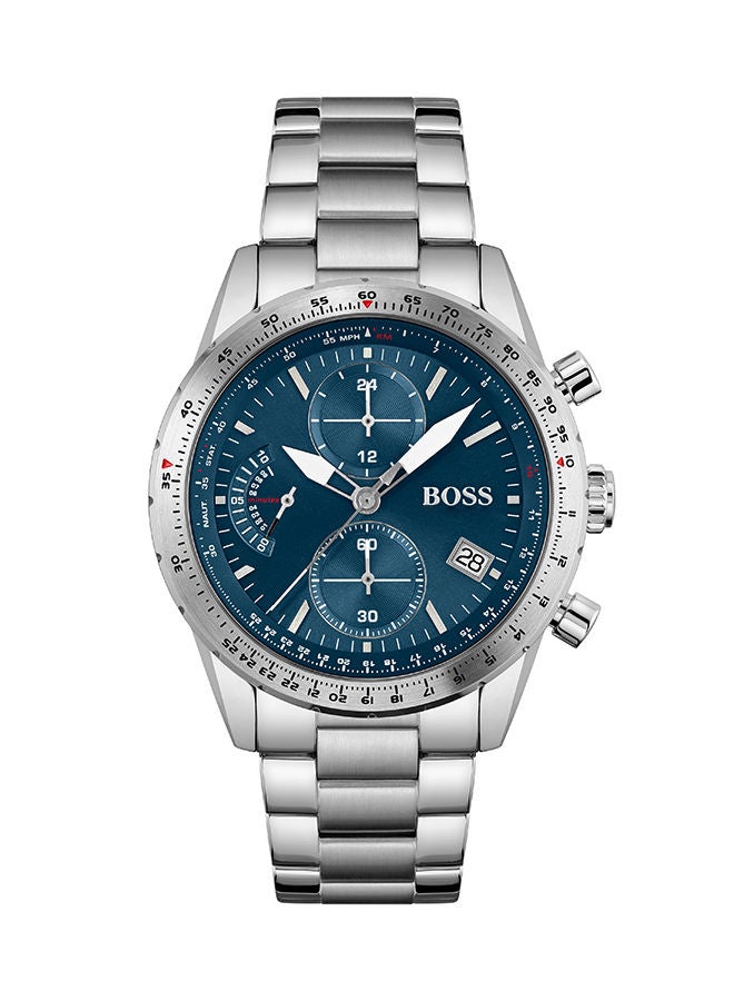 HUGO BOSS Men's Pilot Edition Chrono Blue Dial Watch  - Image 1