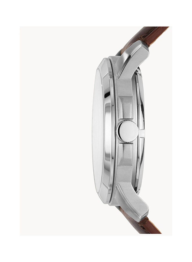 FOSSIL Men's Analog Round Shape Stainless Steel ME3099 44 Millimeter - Image 3