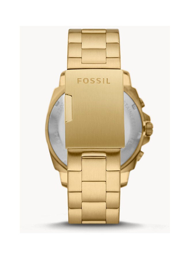 فوسيل ساعة كرونوغراف دائرية الشكل من الفولاذ المقاوم للصدأ BQ2694 45 ملليمتر - Image 2