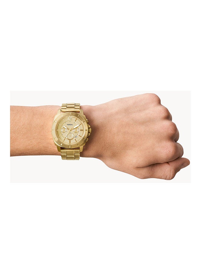 فوسيل ساعة كرونوغراف دائرية الشكل من الفولاذ المقاوم للصدأ BQ2694 45 ملليمتر - Image 4