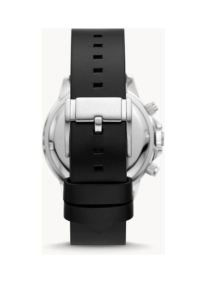 FOSSIL Men's Analog Round Shape Leather BQ2708 45 Millimeter - Image 2