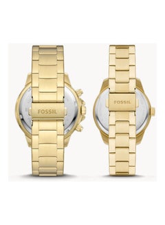 FOSSIL Men's Analog Round Shape Stainless Steel BQ2754SET 45 Millimeter  - Image 2