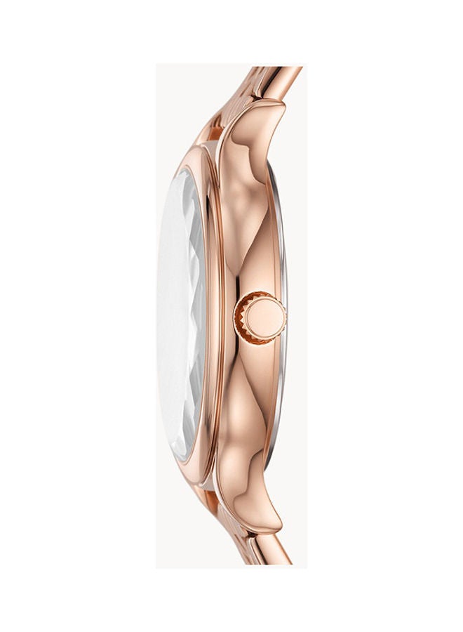 FOSSIL Women's Analog Round Shape Stainless Steel BQ3862 34 Millimeter - Image 3