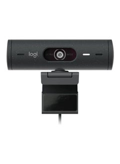 Logitech Brio 500 Full HD Webcam with Auto Light Correction, Show Mode, Dual Noise Reduction Mics, Privacy Cover, Works Microsoft Teams, Google Meet, Zoom, USB-C Cable Black  - Image 3