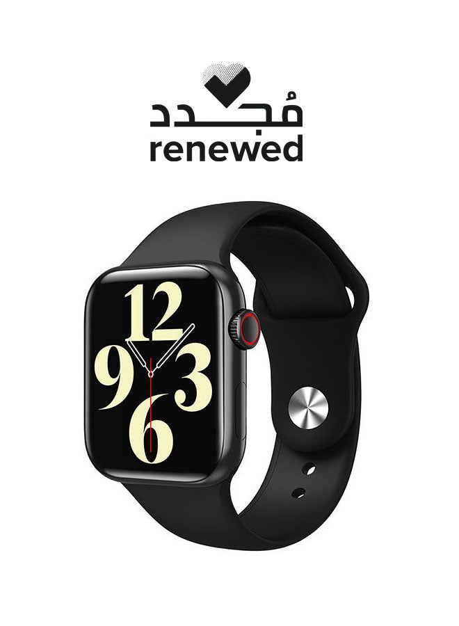 FitPro - Renewed - Split Screen Smart Watch With Rotating Side Button Black - Image 1
