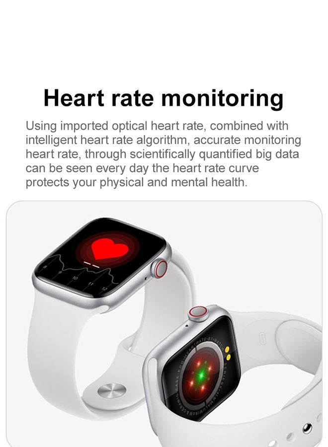 FitPro - 230 mAh Renewed - Series 7 lite Smart Watch With Rotating Side Button White - Image 1