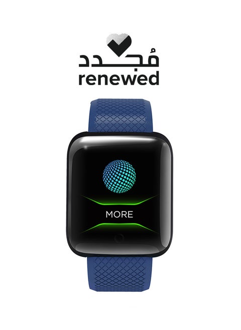 Renewed - Fitness Tracker Smart Watch Blue