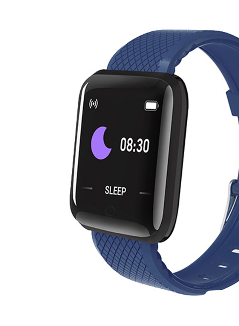 Renewed - Fitness Tracker Smart Watch Blue