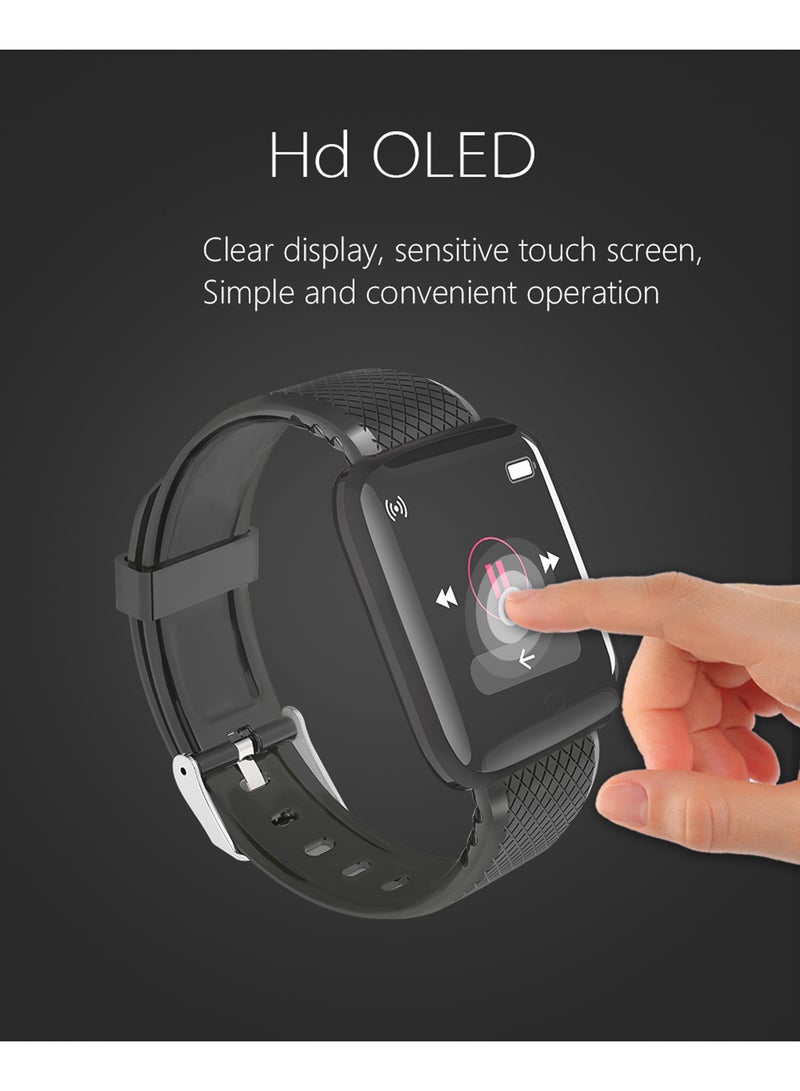 Renewed - Fitness Tracker Smart Watch Blue