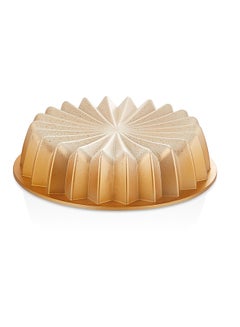 Classic Bundt Cake Pan, Aluminium Bakeware, RF10840 | Beautiful Design Cake Tin | Granite Coated Non-Stick Pan for Easy Food Release & Clean Up | Oven Safe Cake Tin Brown