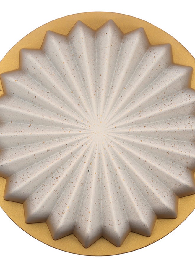 Royalford - Classic Bundt Cake Pan, Aluminium Bakeware, RF10840 | Beautiful Design Cake Tin | Granite Coated Non-Stick Pan for Easy Food Release & Clean Up | Oven Safe Cake Tin Brown - Image 1