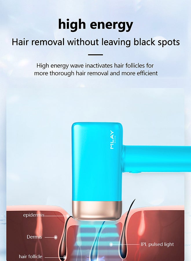 ملاي جهاز T14 لإزالة الشعر بالمصباح بتقنية IPL للوجه والجسم متعدد الألوان - Image 4
