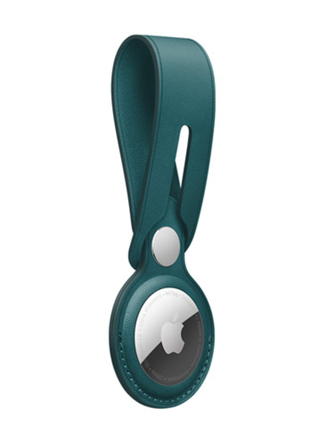 Apple - Leather Loop AirTag Forest Green - Image 1