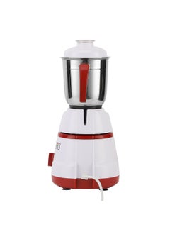 GEEPAS 2-In-1 Juicer And Mixer Grinder, Powerful Motor, Harmonic Grinding Technology , Stainless Steels Jars, Swirl Control, Dry & Wet Grinding Blades, 3 Speed Control, Overload Protection, Non Slip Feet. 1.5 L 550.0 W GSB5456N White/Red  - Image 2