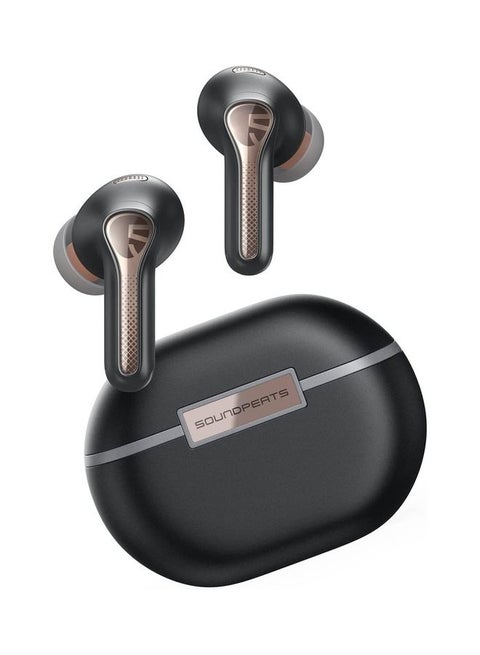 Wireless Bluetooth Earbuds Capsule3 Pro Hi-Res Audio Headphones LDAC Hybrid Active Noise Cancellation Earphones 6 Mics Transparency Mode Game Mode, 52H Playtime With Case Black