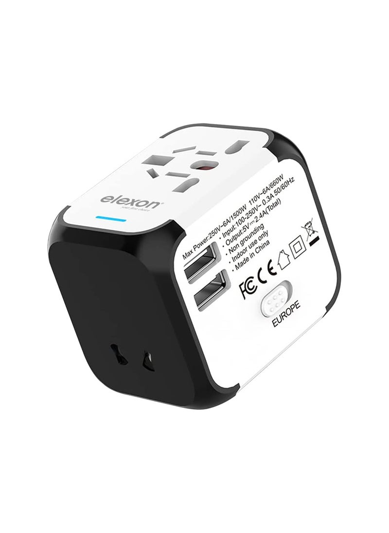 elexon - All-In-One Universal Travel Adapter Assorted Color - Image 1