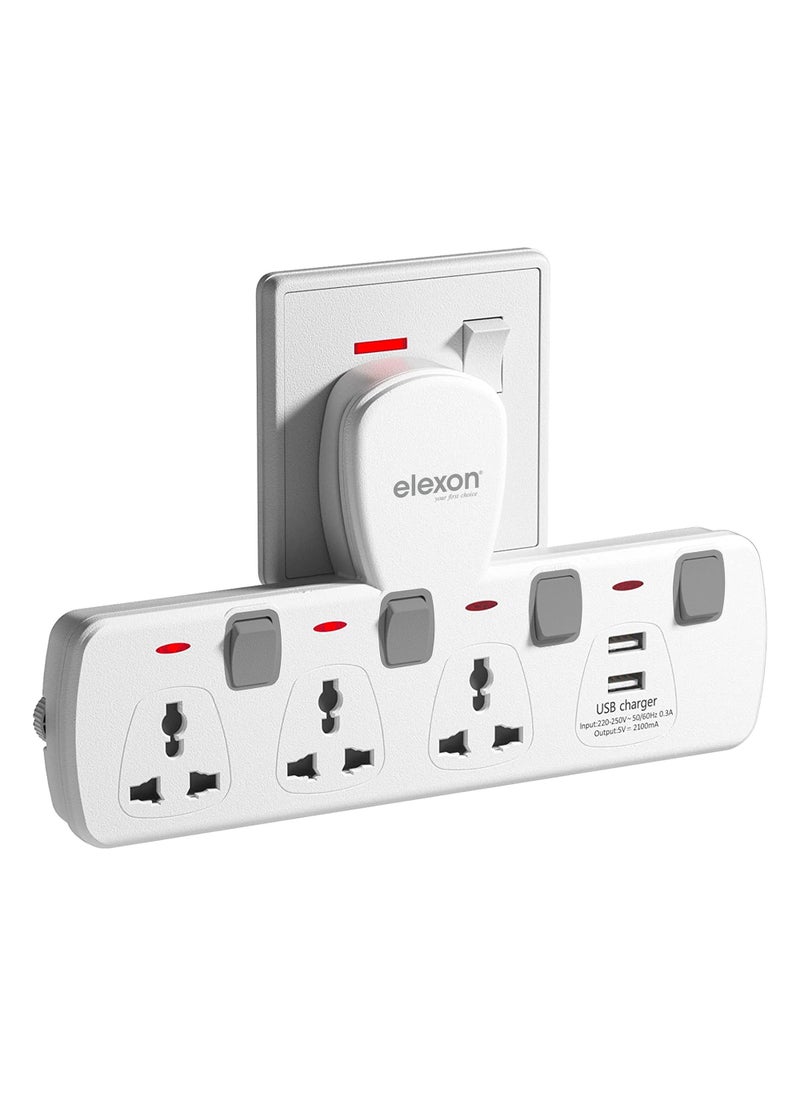 Universal Power Socket White 19centimeter