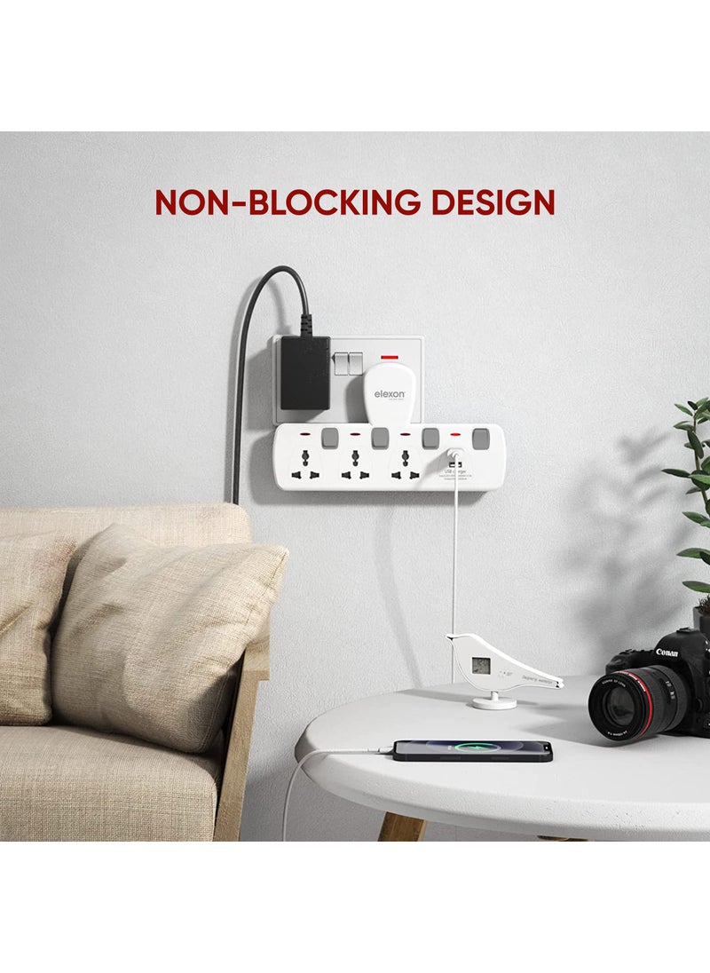 Universal Power Socket White 19centimeter
