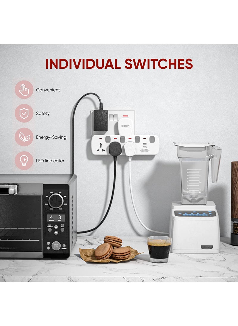 Universal Power Socket White 19centimeter