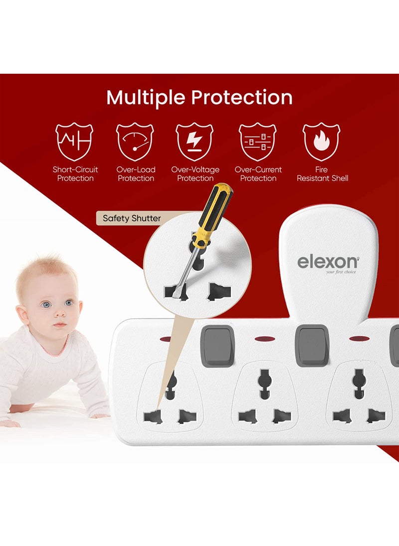 Universal Power Socket White 19centimeter