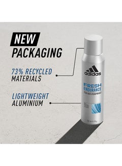 Adidas Fresh Endurance Antiperspirant Spray 150ml  - Image 2