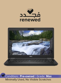 DELL Renewed - Latitude 5490 (2017) Laptop With 14-Inch Touchscreen, Intel Core i5 Processor/8th Gen/8GB RAM/256GB SSD/Intel UHD Graphics 620 English/Arabic Black  - Image 1