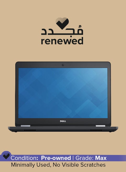 تم تجديده - كمبيوتر محمول Latitude 5470 (2016) بشاشة مقاس 14 بوصة، ومعالج Intel Core i5/الجيل السادس/ذاكرة الوصول العشوائي (RAM) سعة 8 جيجابايت/محرك أقراص SSD سعة 256 جيجابايت/بطاقة رسومات Intel HD 520