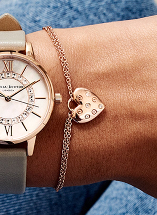 OLIVIA BURTON - Classic Women's Chain Bracelet- OBJSAB18 - Image 1