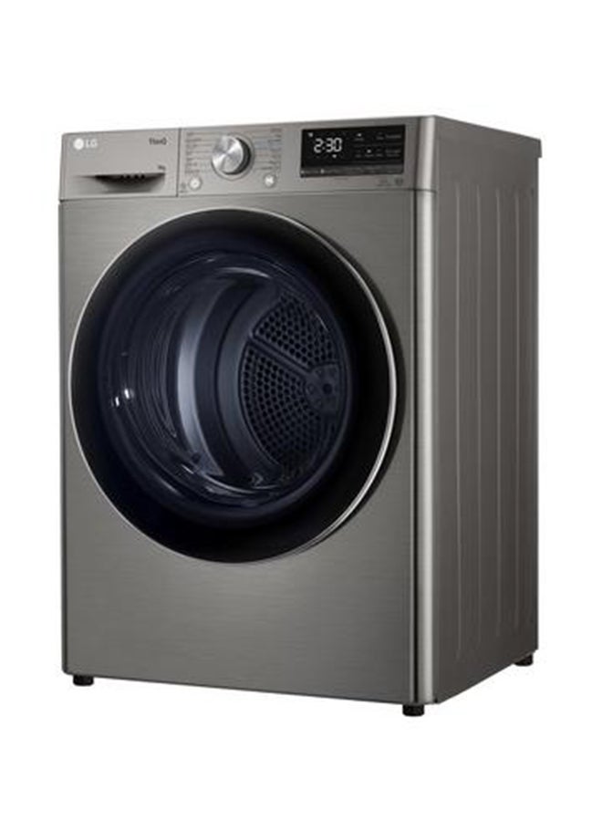 إل جي مجفف مضخة حرارية بعاكس مزدوج 9 kg RH90V9PV8W بلاتيني - Image 3