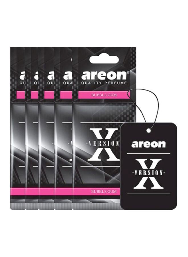 Areon Pack Of 5 X Version Car Air Freshener Set-Bubble Gum - Image 1