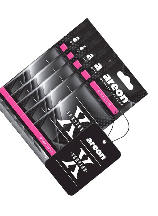 Areon Pack Of 5 X Version Car Air Freshener Set-Bubble Gum - Image 3