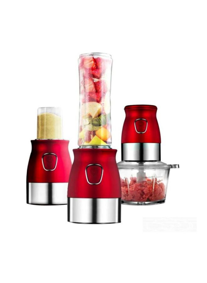 3 In 1 Multifunction Food Processor 2L 2.0 L 300.0 W FP-313 White/Red/Clear