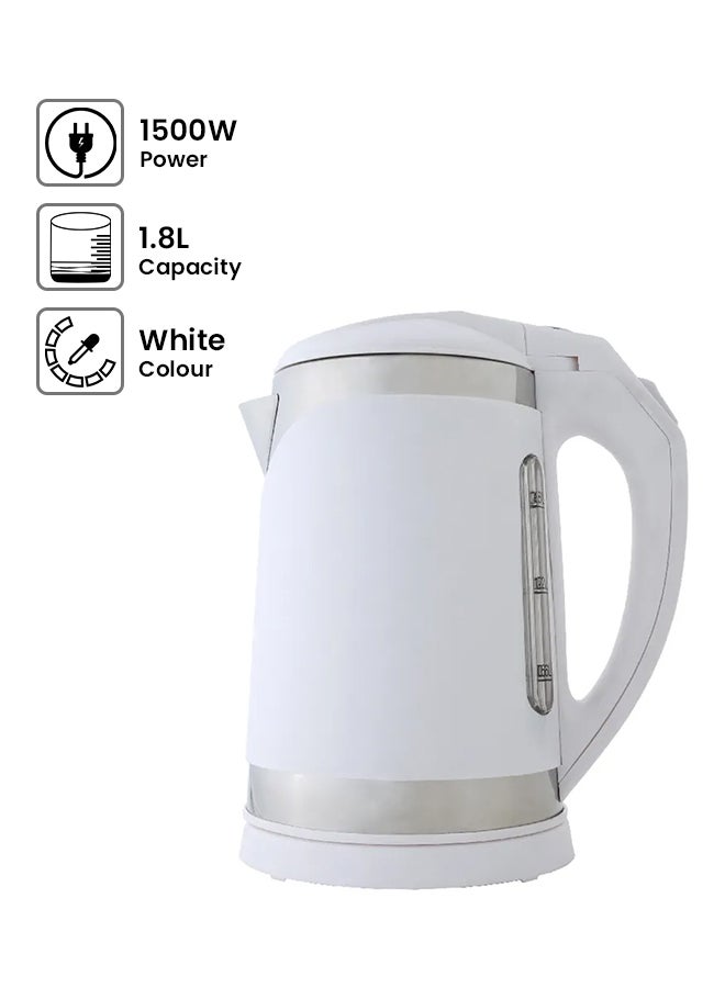 ألسيف إليك غلاية كهربائية 1.8 L 1500 W E31000/WE أبيض - Image 1