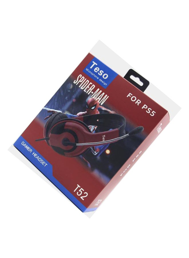 Teso Gaming Headset For PlayStation 5 Spiderman Edition - Image 3
