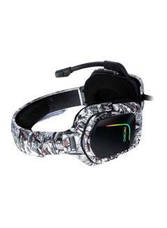 onikuma K20 Camoflage Gaming Headset with Surround Sound Headphones with Mic Works For PS4 /PS5 /XOne /XSeries /Nswitch /PC,RGB Lightweight Soft Earmuffs & Volume Control  - Image 3