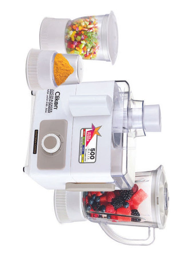 كليكون - خلاط عصير 4 في 1 1.35 L 500 W CK1501 أبيض - Image 1