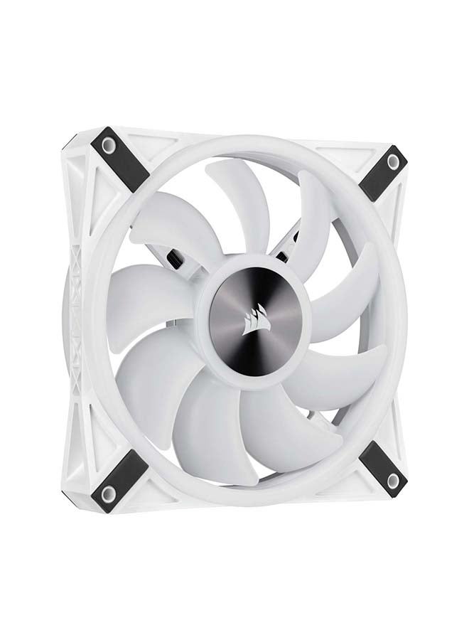 CORSAIR - QL Series iCUE QL140 RGB 140mm RGB LED PWM Fan White - Image 1