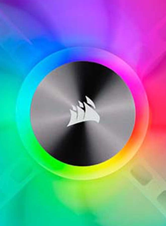 CORSAIR - QL Series iCUE QL140 RGB 140mm RGB LED PWM Fan White - Image 1