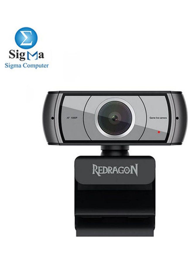 REDRAGON 1080P Tripod Stand 30F Fps Pc Webcam -wired  - Image 1
