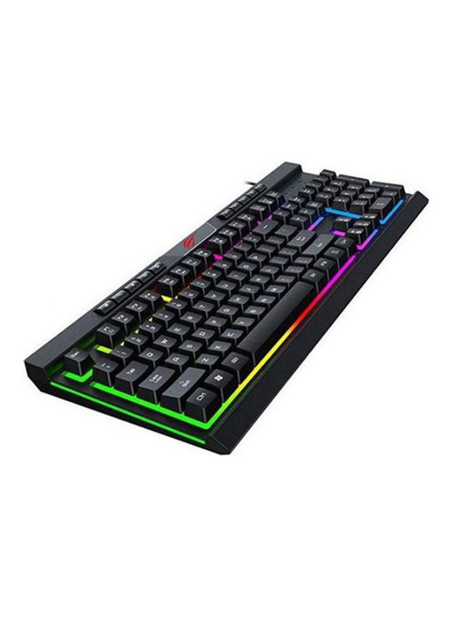havit - Kb500L Mechanical Keyboard With Hot Swappable Brown Switch  Rgb Compact  Waterproof & Programmable- wired - Image 1