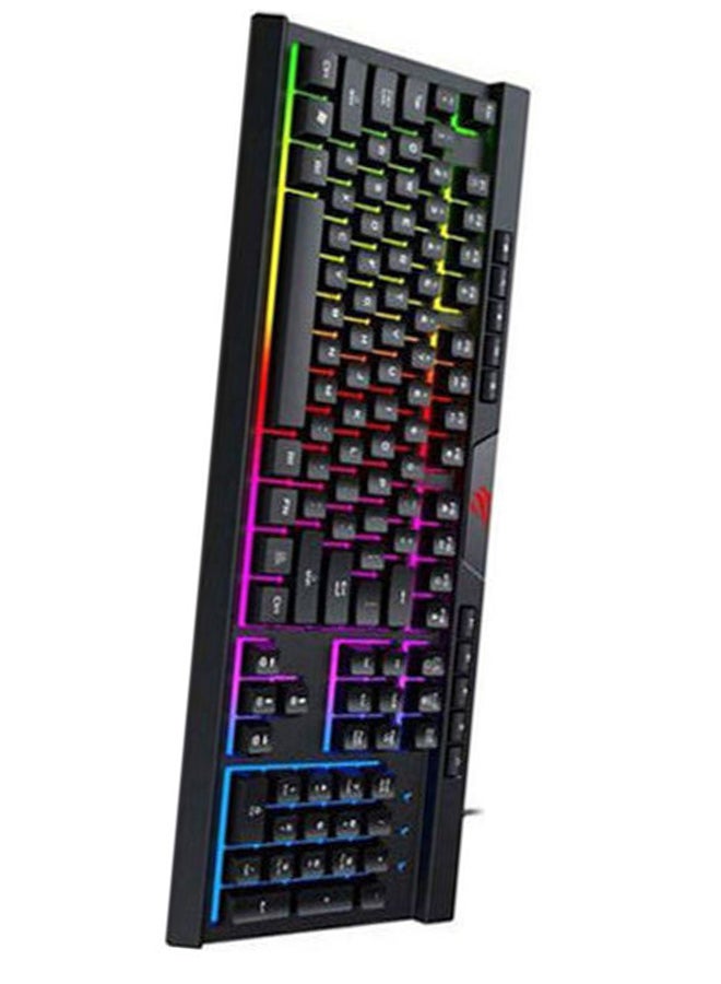 havit - Kb500L Mechanical Keyboard With Hot Swappable Brown Switch  Rgb Compact  Waterproof & Programmable- wired - Image 1