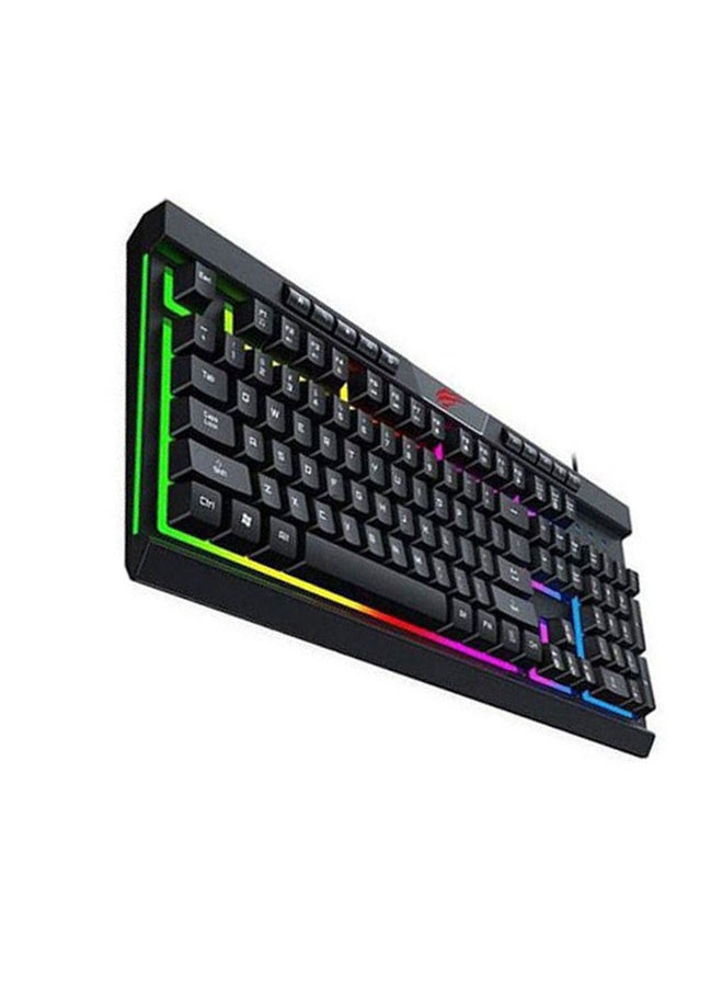 havit - Kb500L Mechanical Keyboard With Hot Swappable Brown Switch  Rgb Compact  Waterproof & Programmable- wired - Image 1
