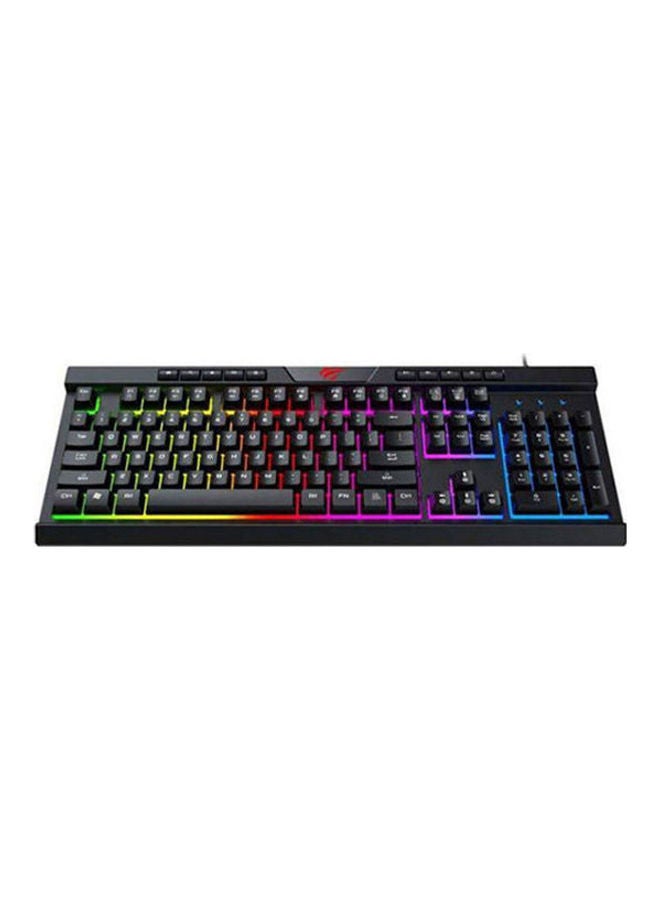 havit - Kb500L Mechanical Keyboard With Hot Swappable Brown Switch  Rgb Compact  Waterproof & Programmable- wired - Image 1