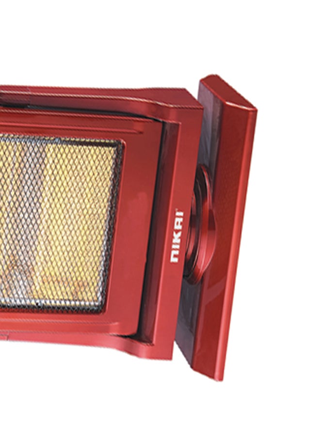 نيكاي - سخان هالوجين كهربائي 1200 W NHH6500 أحمر - Image 1