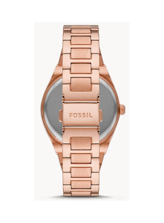 FOSSIL Women's Analog Round Shape Stainless Steel ES5258 38 Millimeter  - Image 2