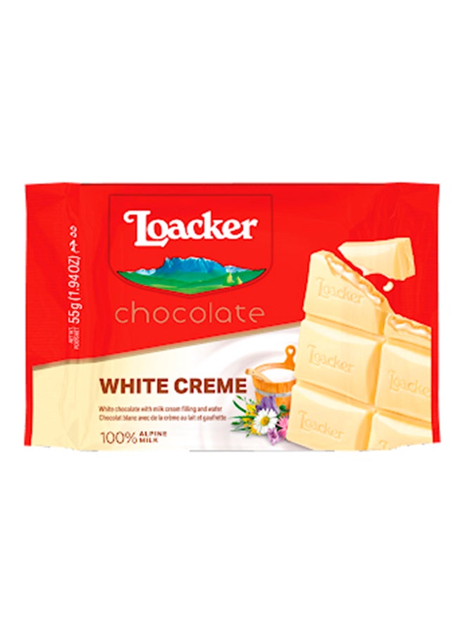 Loacker Chocolate Bar White 55grams - Image 1