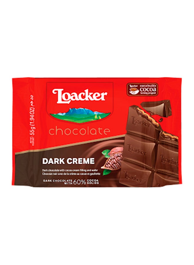 Loacker Chocolate Bar Dark 55grams - Image 1