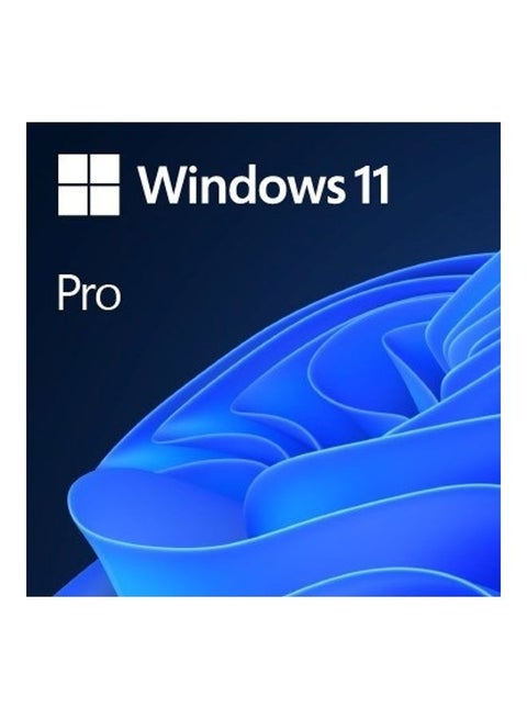 Microsoft Windows 11 Pro 64-Bit Software Blue